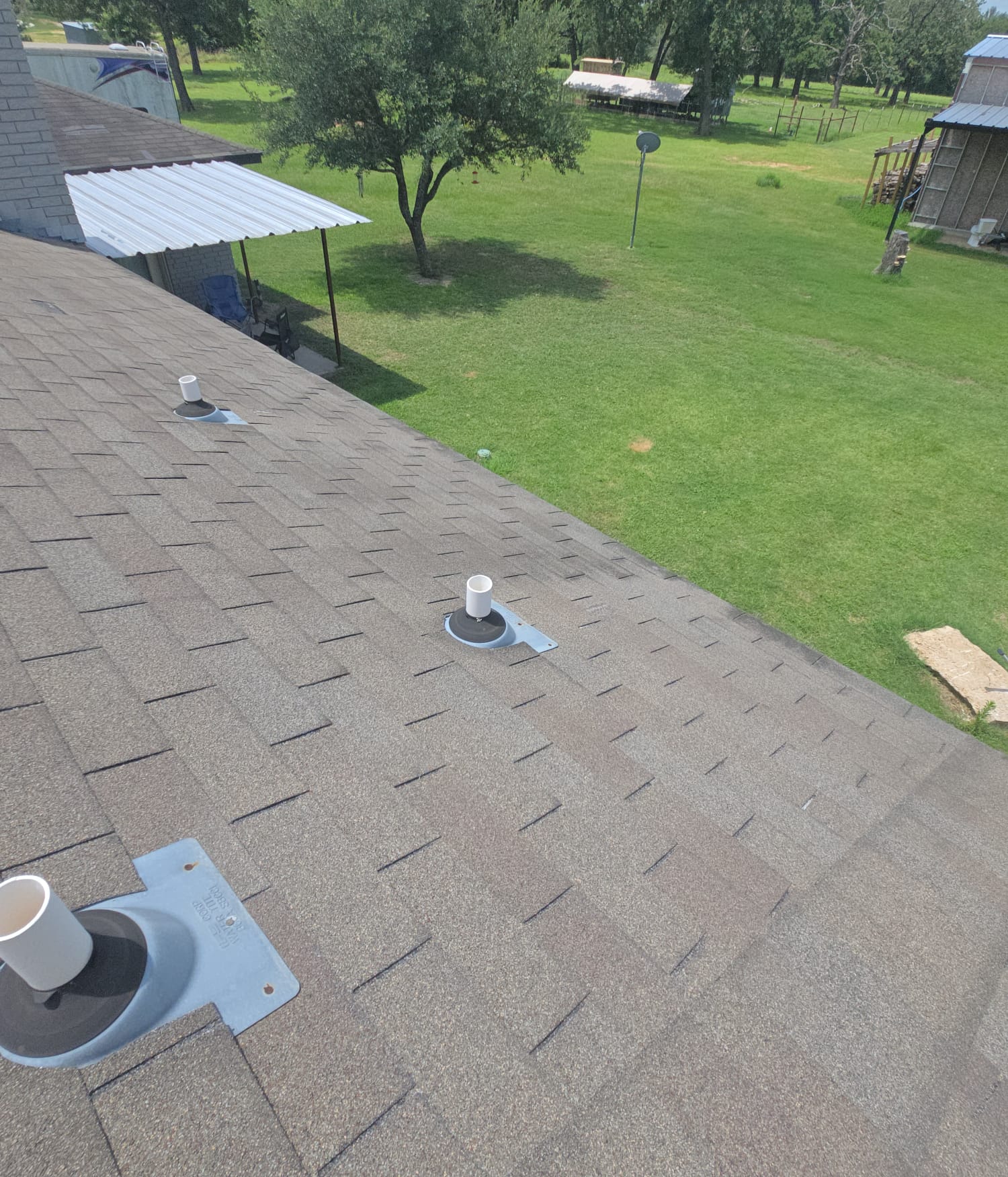 pool with patio and cover