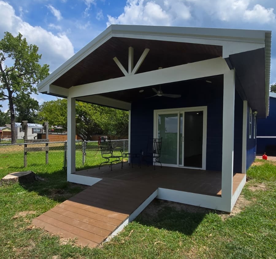deck contractors building garden deck